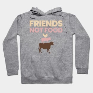 Friends Not Food Hoodie